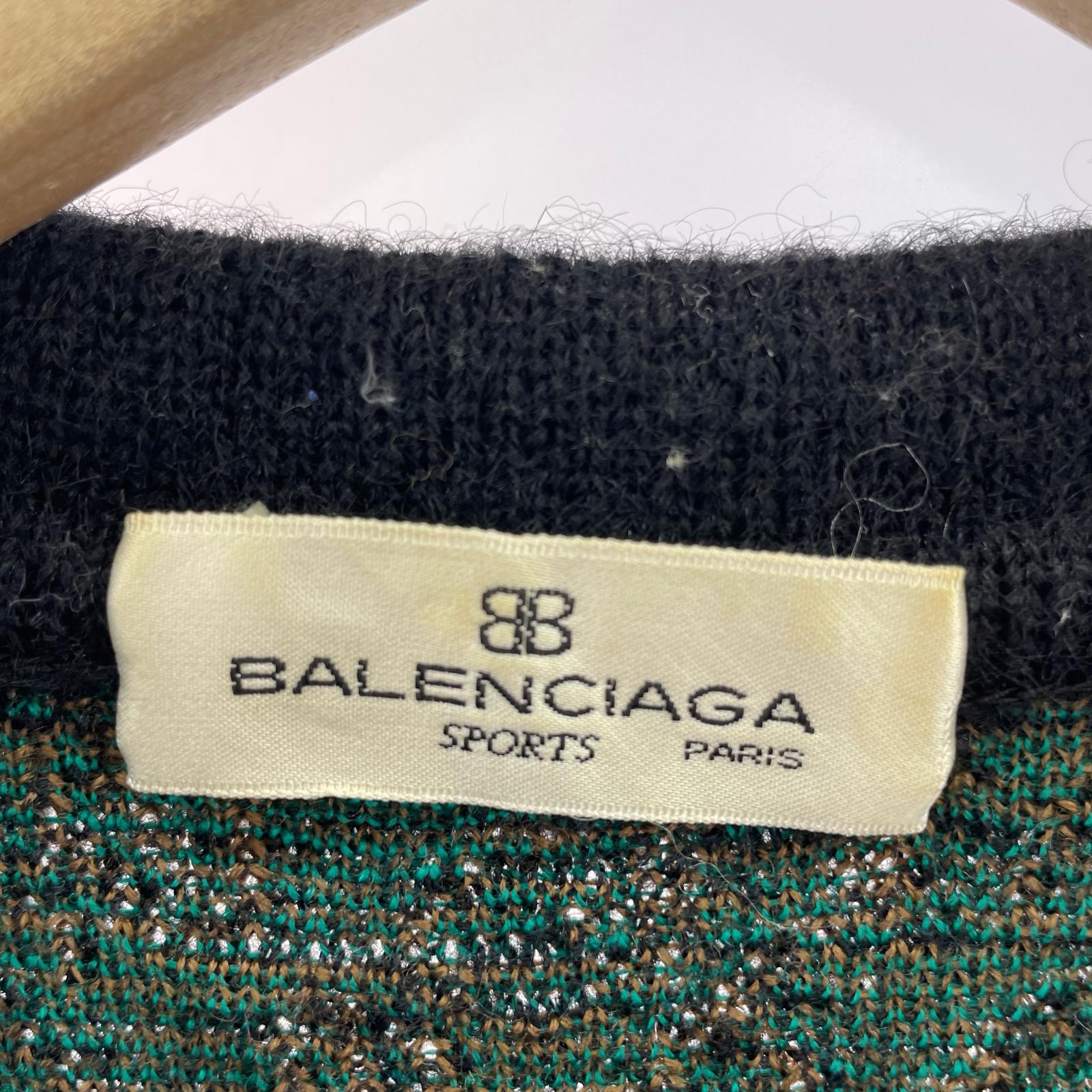 ニット Balenciaga sports 90s　ニットポロ
