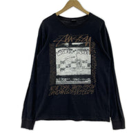 長袖Ｔシャツ STUSSY NEGUSA NAGAST グラフィック ブラック（S） S ブラック