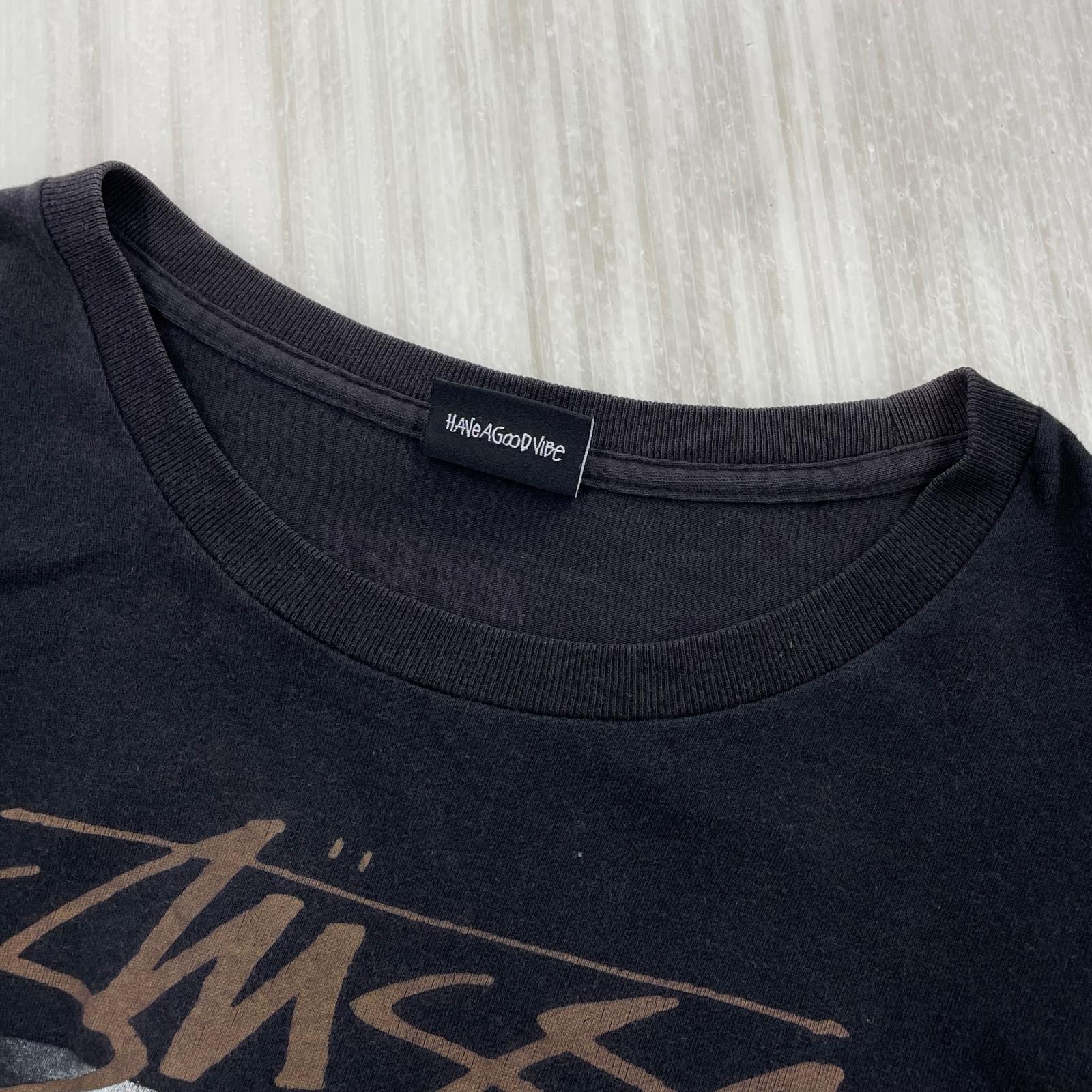 長袖Ｔシャツ STUSSY NEGUSA NAGAST グラフィック ブラック（S） S ブラック
