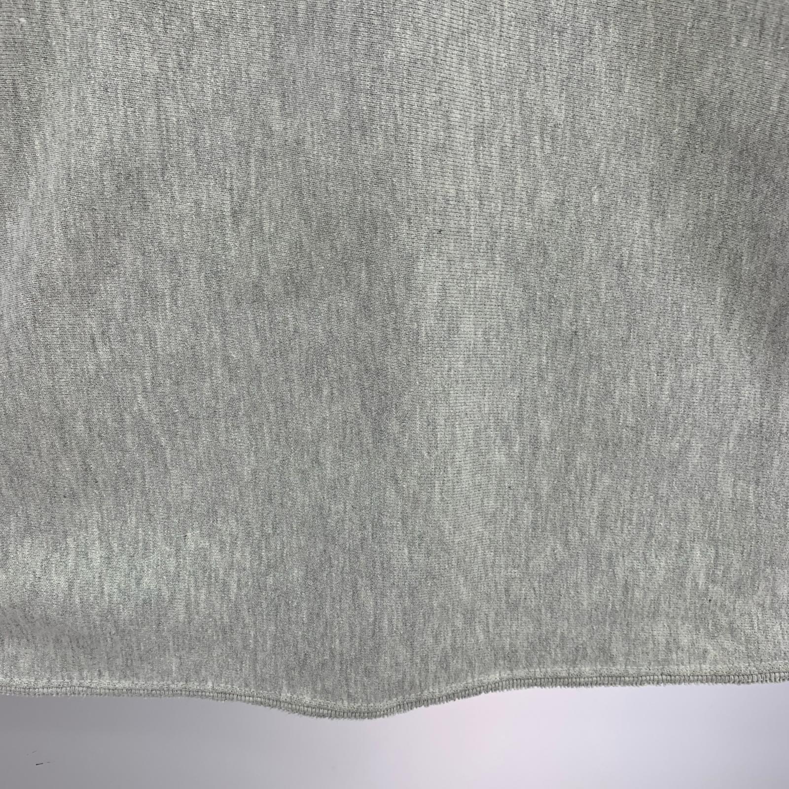 スウェット REVERSE WEAVE USA製 クレイジーパターン 刺繍タグ XXL グレー