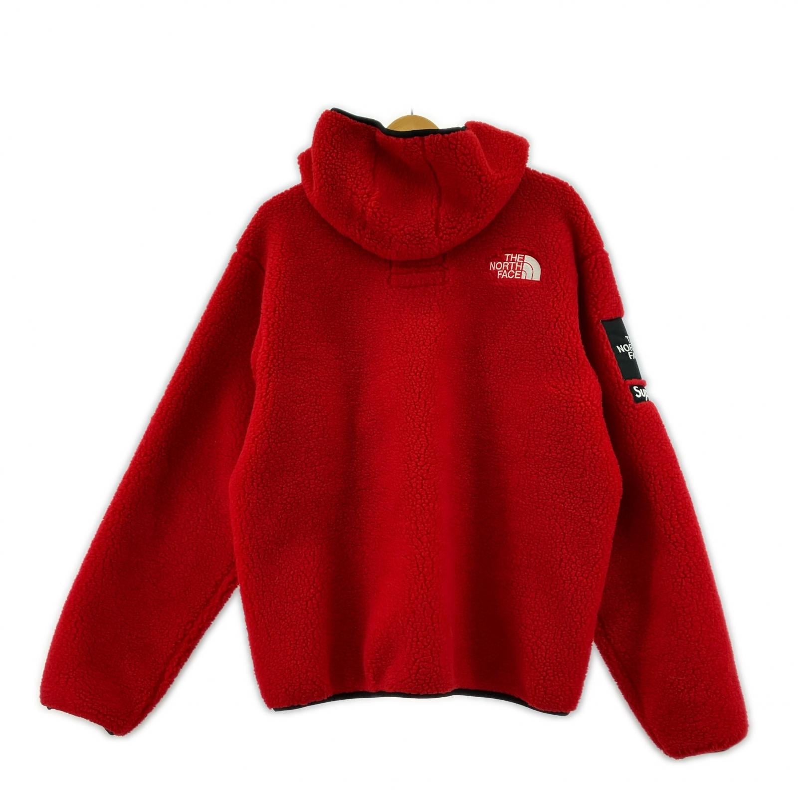 ジャケット ×THE NORTH FACE フリースジャケット　赤　M M