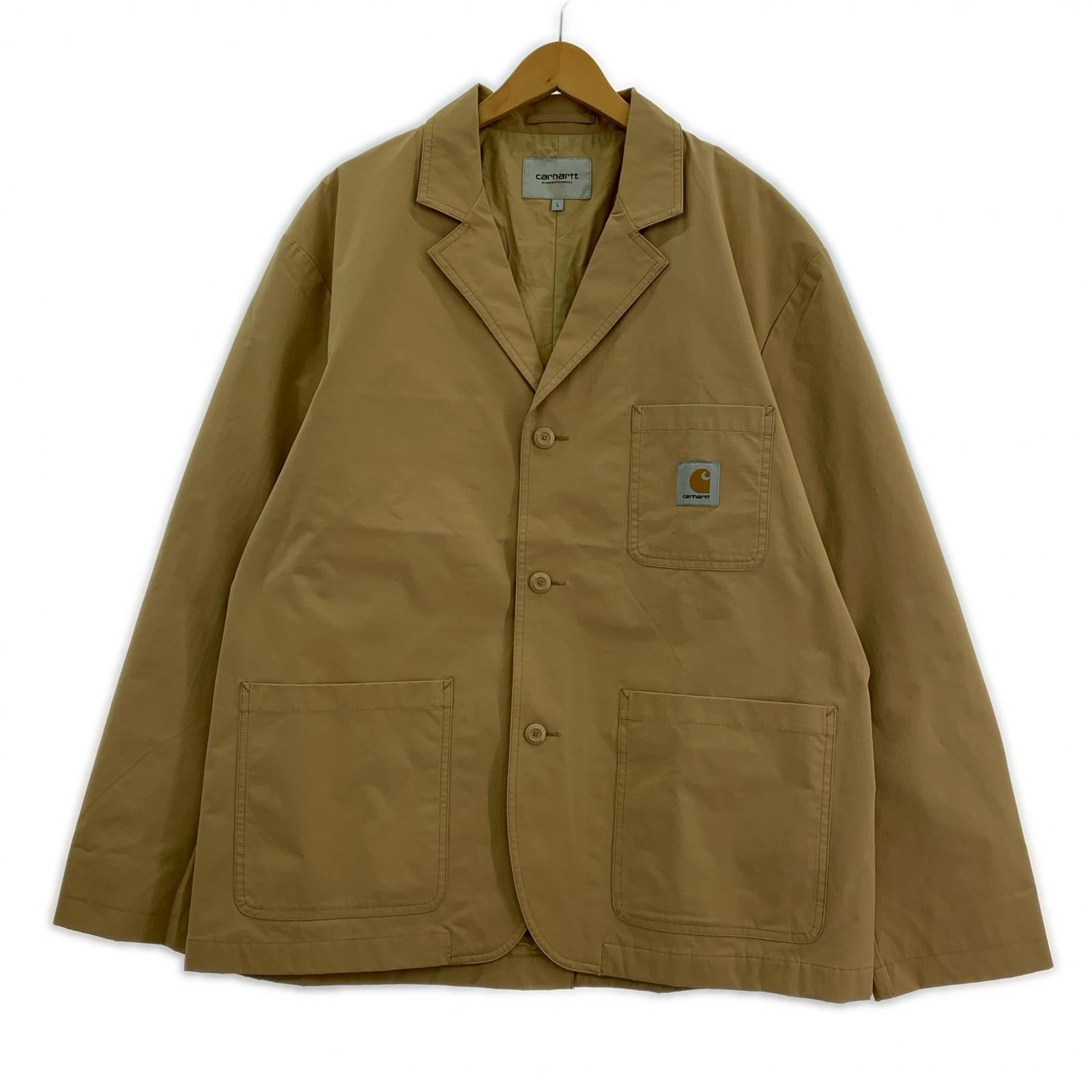 ジャケット リップストップ コート L ベージュ