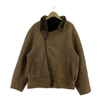 レザージャケット ROCKY INTERNATIONAL FRANCE製 ムートン 46 46 ブラウン