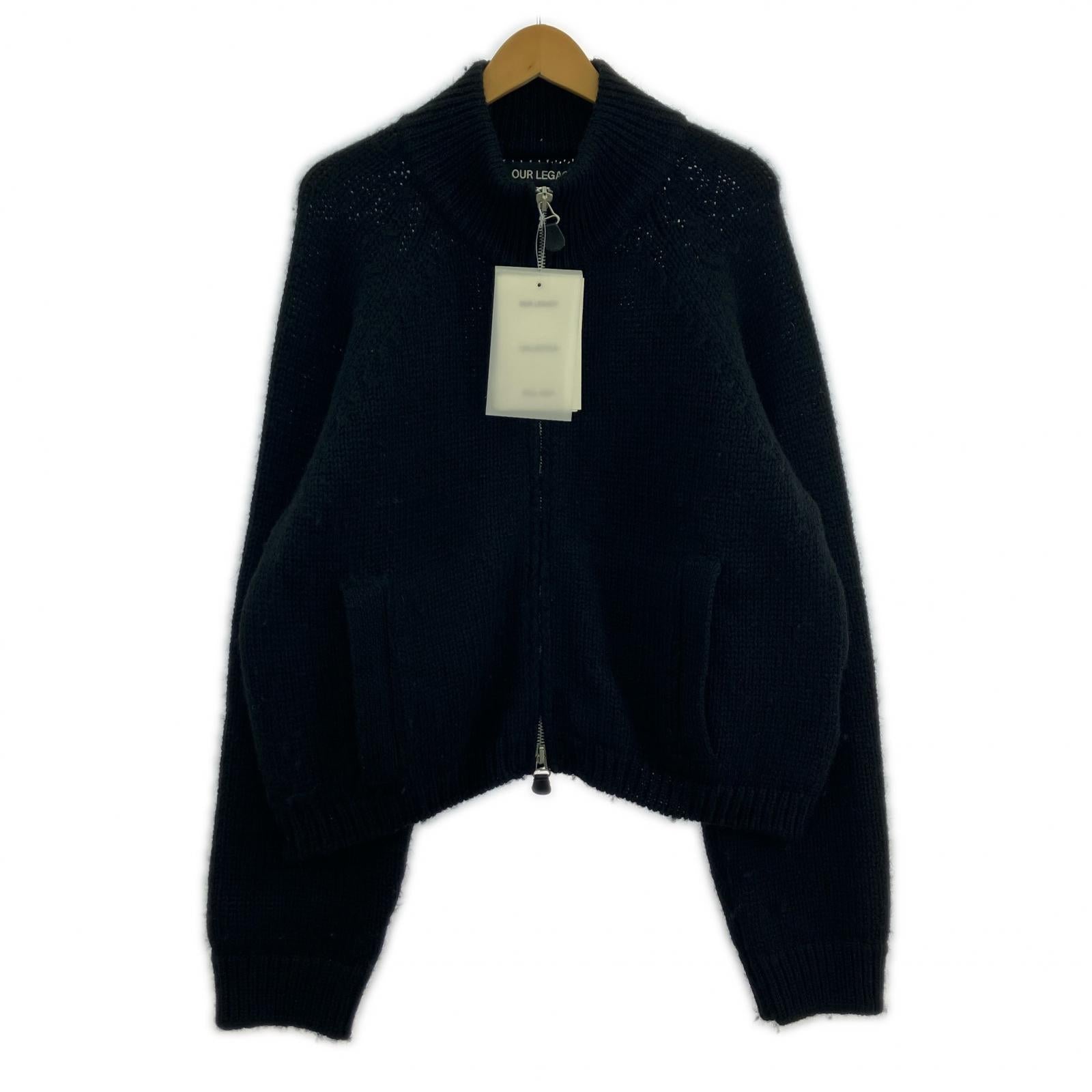 ニット 24AW ULTRA ZIP FUNNEL (46) 黒 46 ブラック