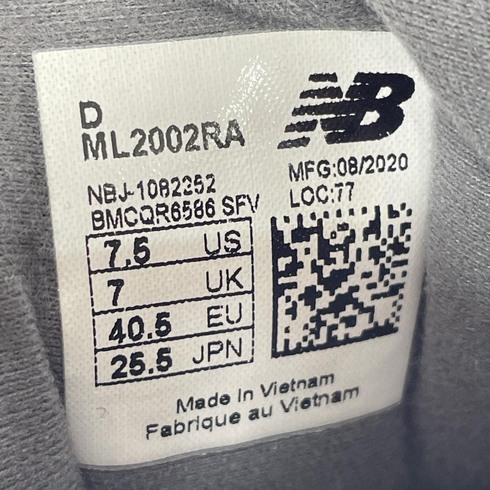 スニーカー ML2002RA GRY 25.5cm 25.5cm (US7 1/2 UK7 EU41) グレー