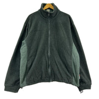 ジャケット 90s USA製 フリースジャケット GRY L L グレー