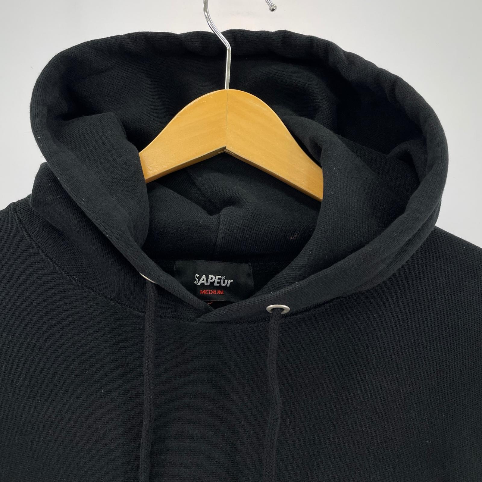 パーカー BANDANA ROD MAN HEAD HOODIE BLACK M ブラック