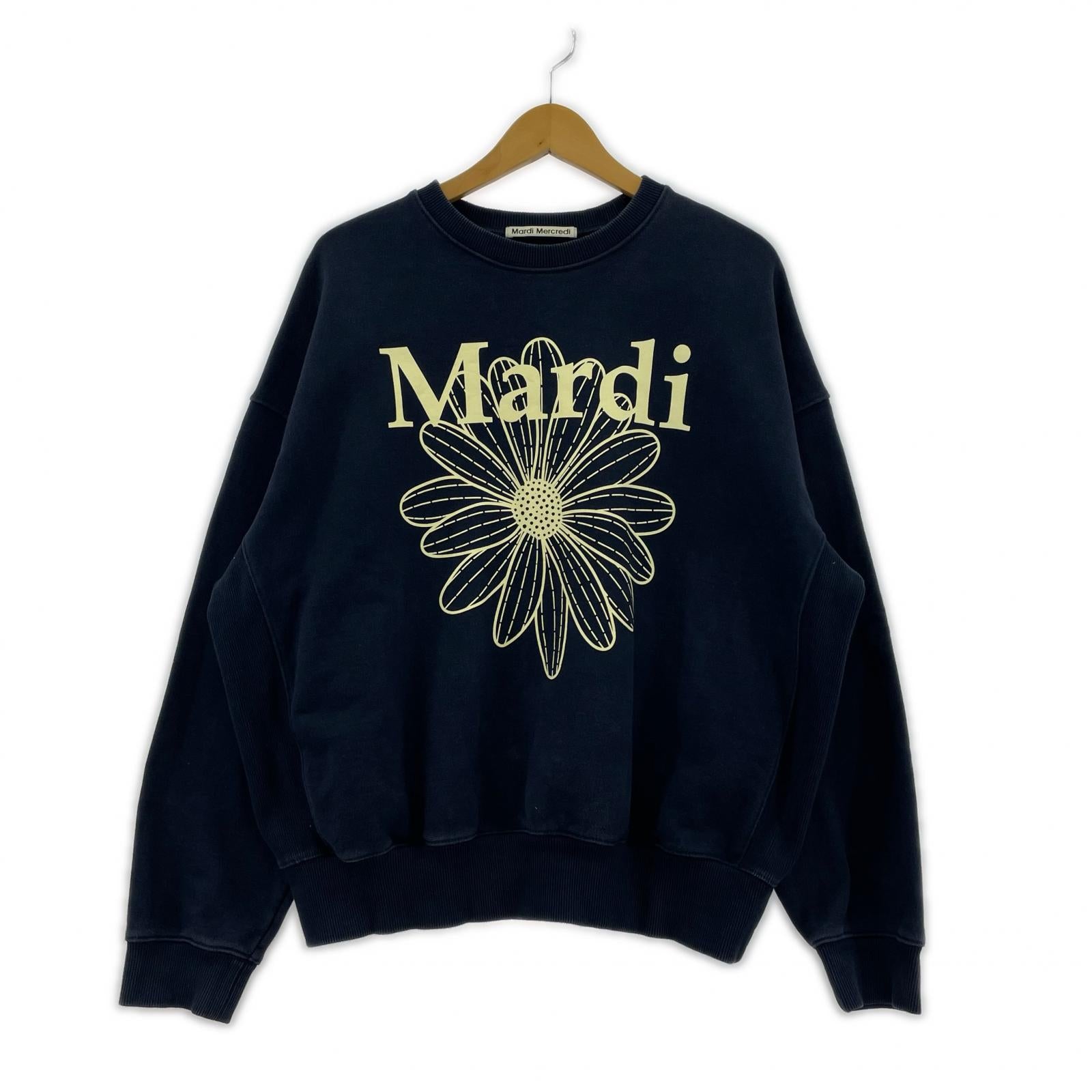 スウェット Mardi Mercredi スウェット ネイビー