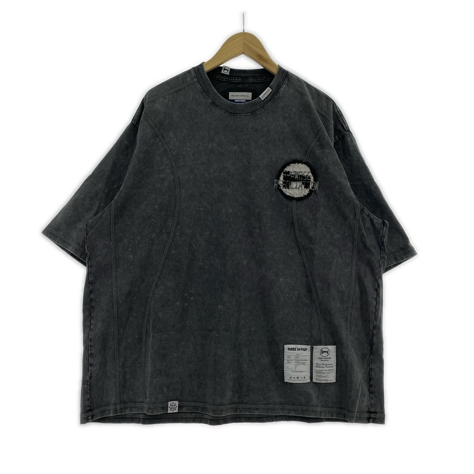 半袖Ｔシャツ Prime-Over Crew Neck T ブラック (2) グレー