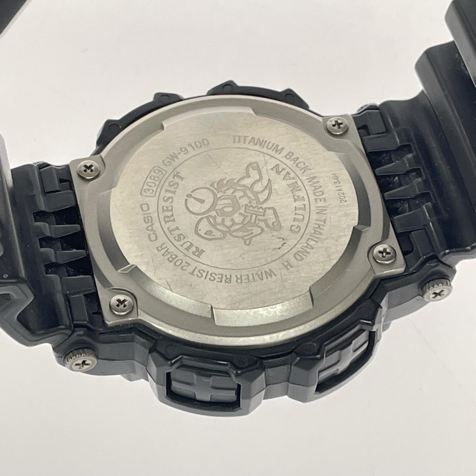 腕時計 GW-9100　ガルフマン　電波ソーラー ブラック