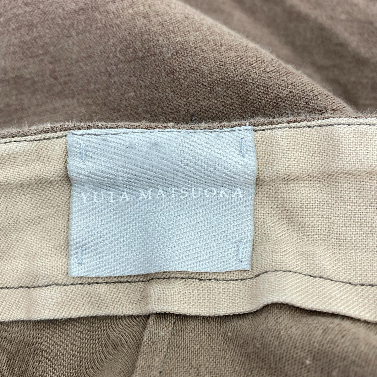 パンツ YUTA MATSUOKA パンツ 茶 ブラウン