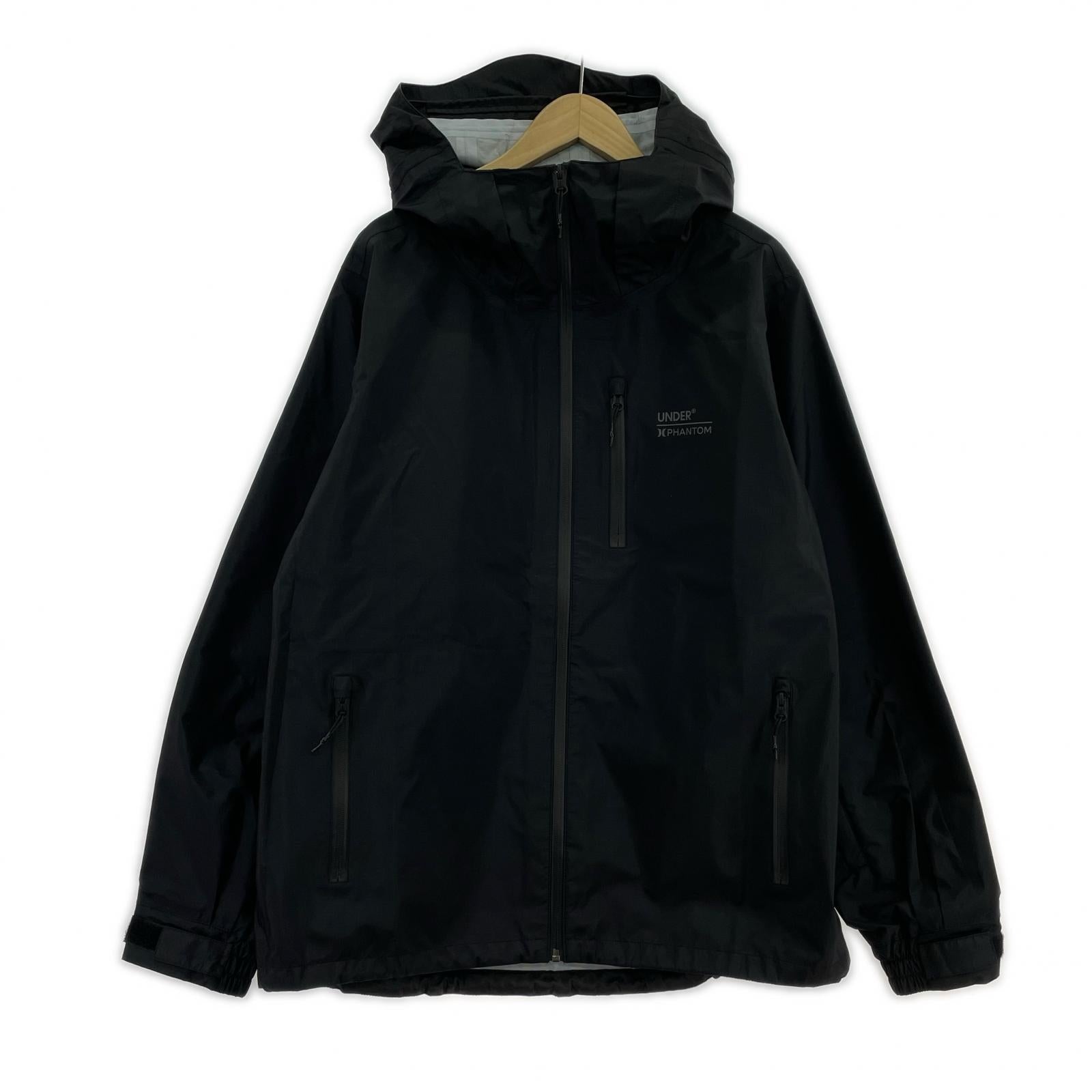 マウンテンパーカー UNDER R × Hurley PHANTOM JKT 黒 (M) M ブラック