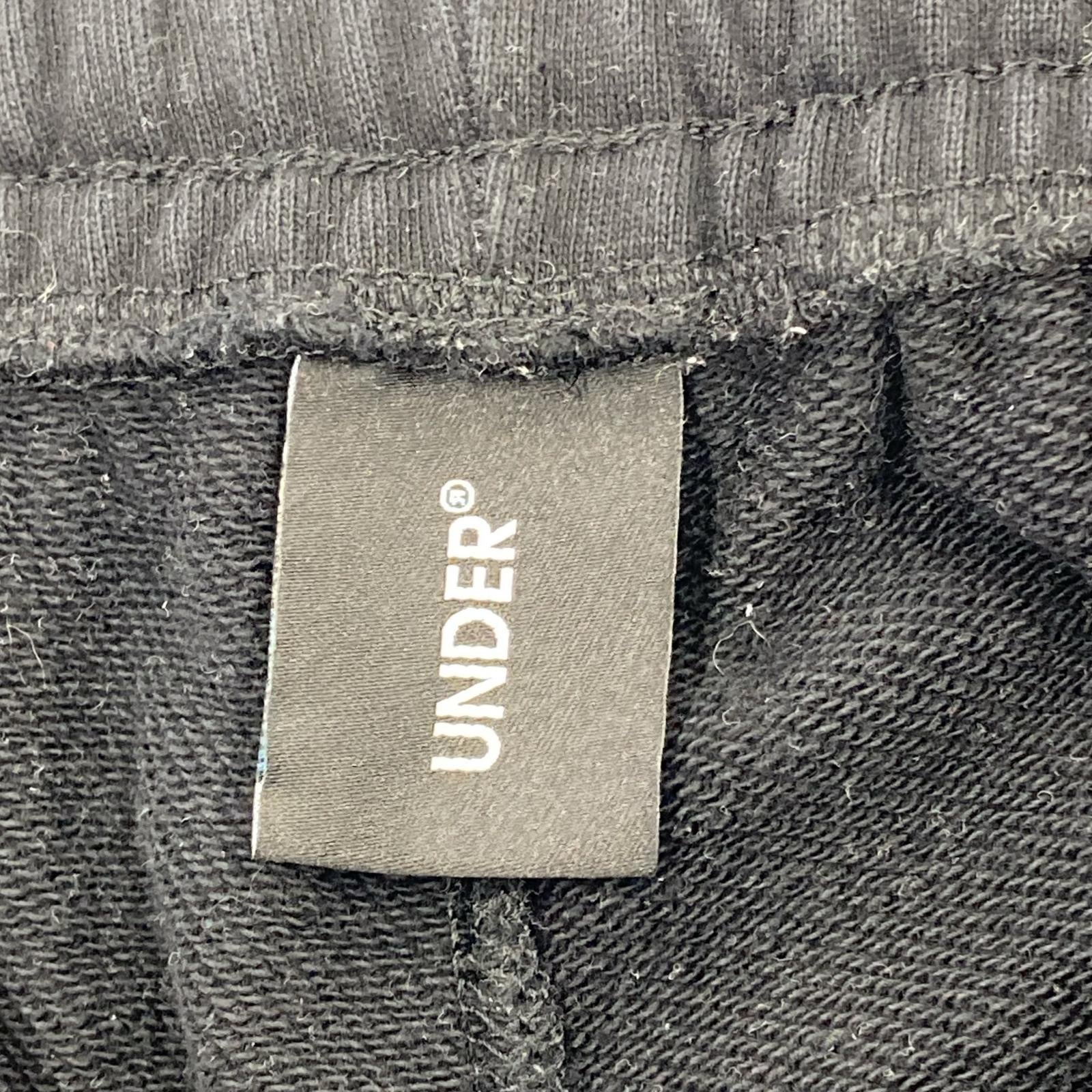 パンツ UNDER R エンブロイダリーロゴ 黒 (M) M ブラック