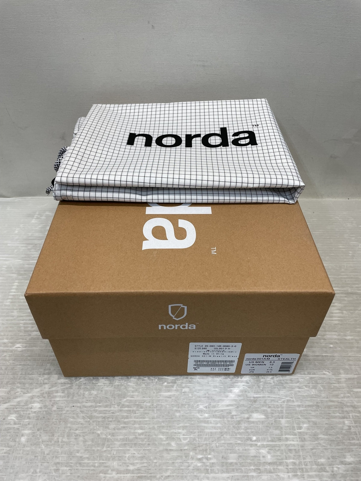 スニーカー norda001AM スニーカー 26.5 黒