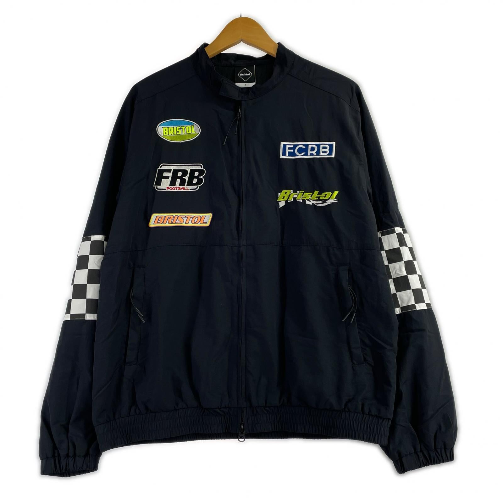 ブルゾン F.C.R.B. 19ss MULTI LOGO SUPPORTER JACKET S 黒 S ブラック