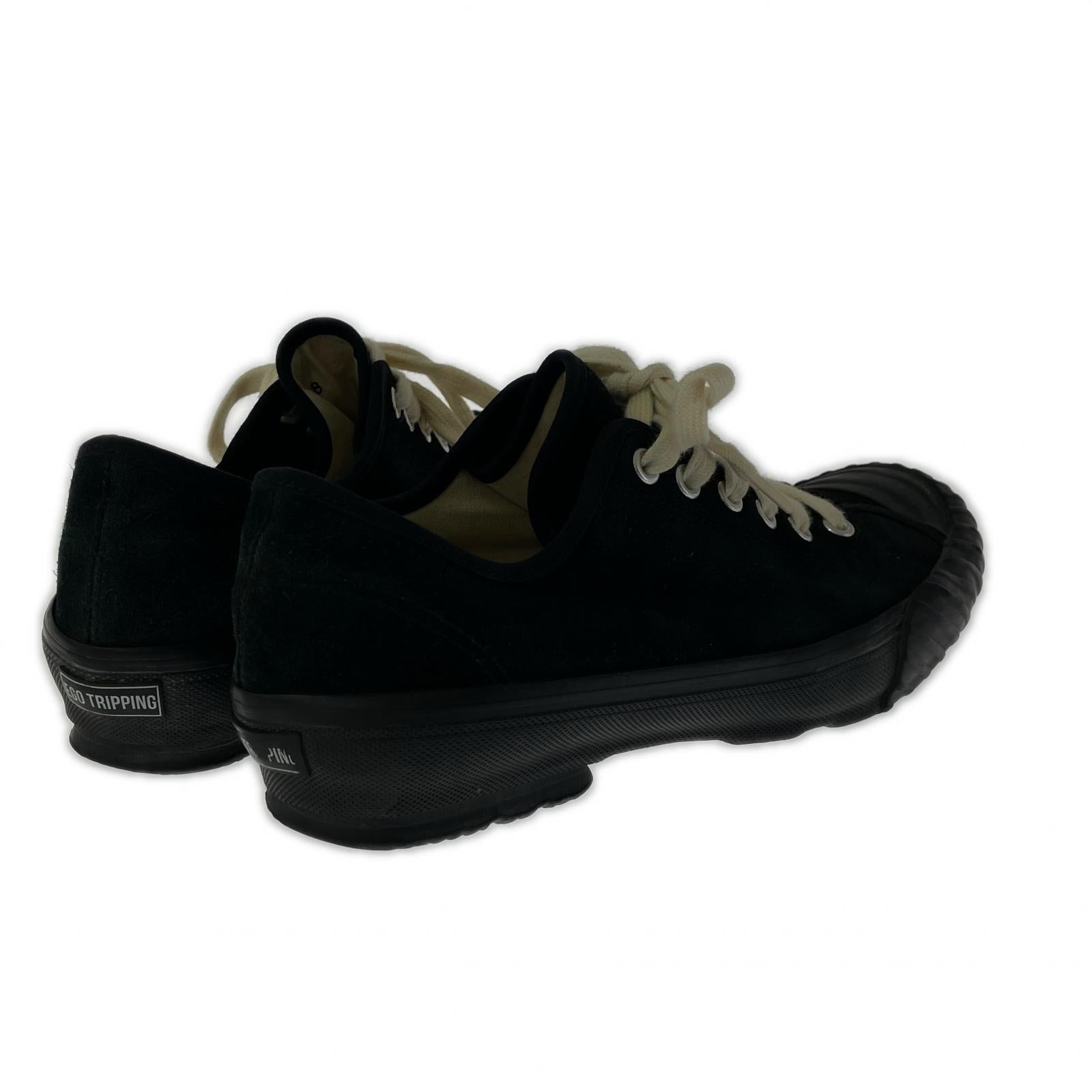 スニーカー ×EGO TRIPPING WWII ATHLETIC SNEAKER ブラック