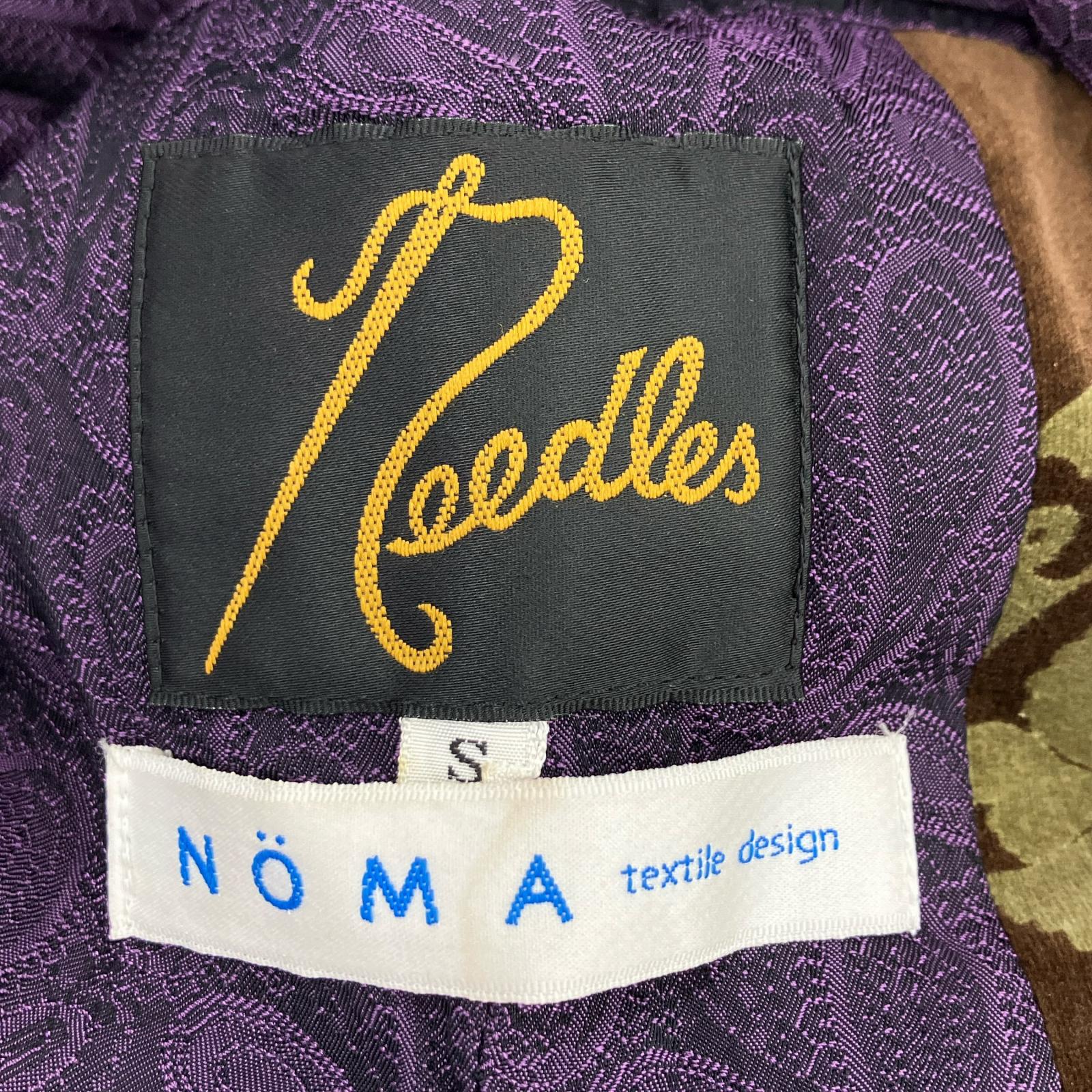 ジャケット × NOMA t.d. ベロア総柄ジャケット カーキ (S) S
