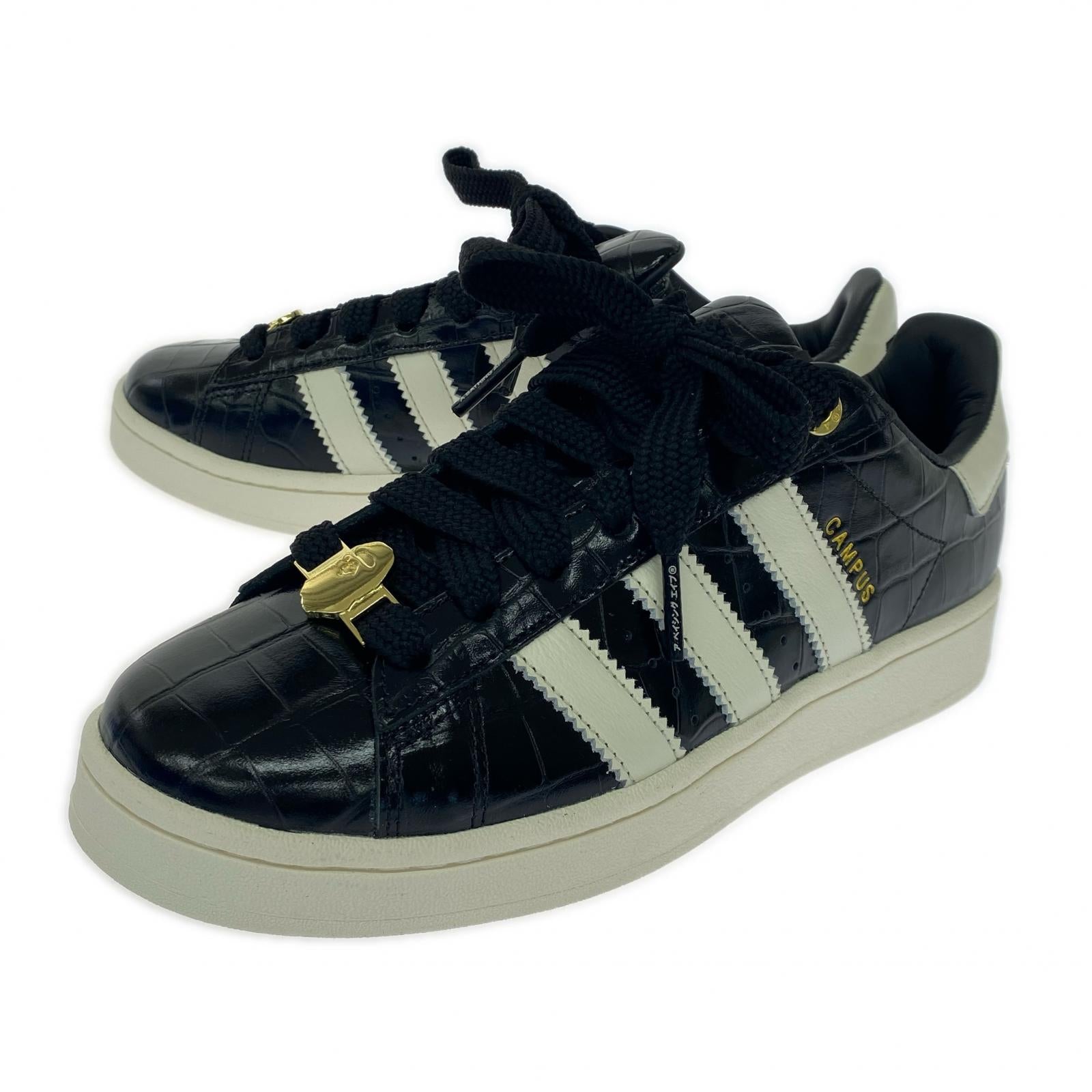 スニーカー adidas×A BATHING APE CAMPUS 00S BAPE KJ8851 (26.5) 26.5cm (US8 1/2 UK8 EU43) ブラック