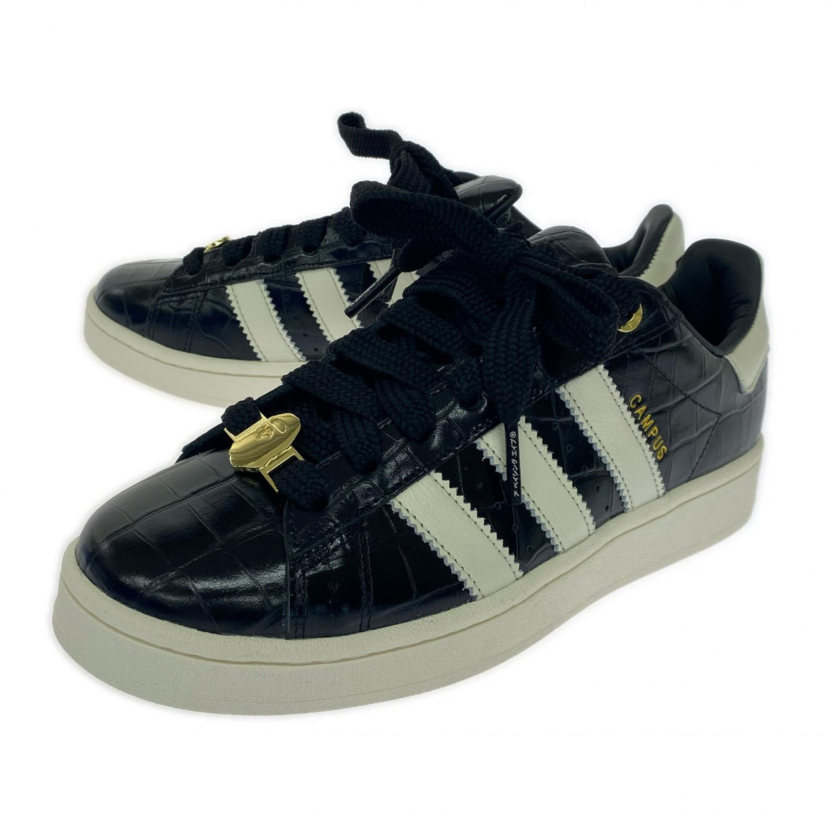 スニーカー adidas×A BATHING APE CAMPUS 00S BAPE KJ8851 (26.5) 26.5cm (US8 1/2 UK8 EU43) ブラック