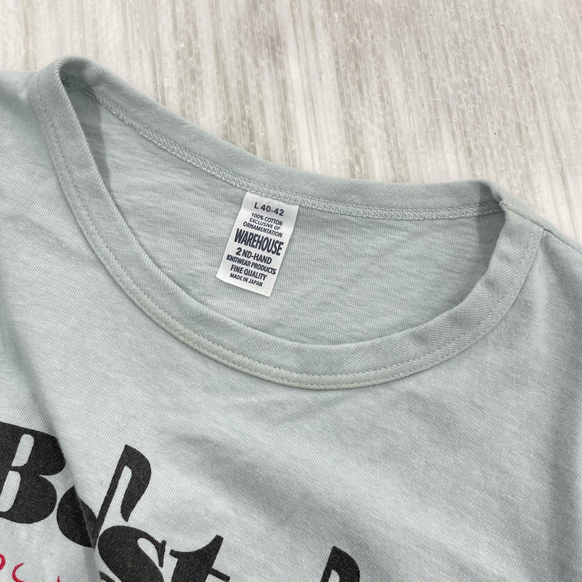 半袖Ｔシャツ セコハン ライトブルー L boston L
