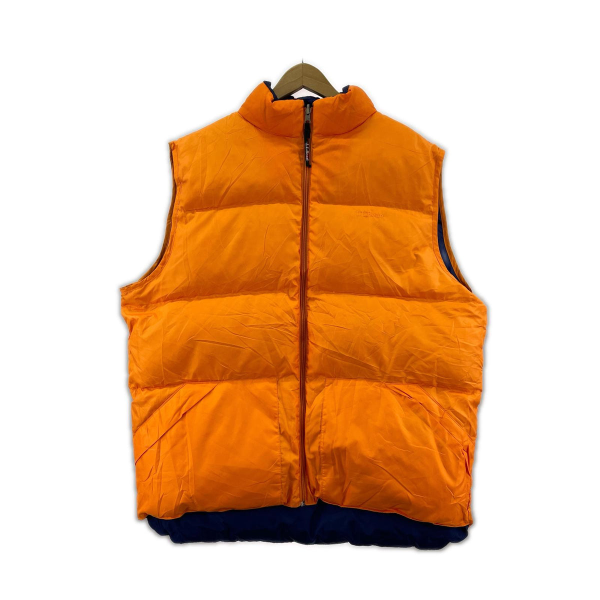 ダウンベスト 90's ﾘﾊﾞｰｼﾌﾞﾙﾀﾞｳﾝﾍﾞｽﾄ NYV×ORG L L ネイビー