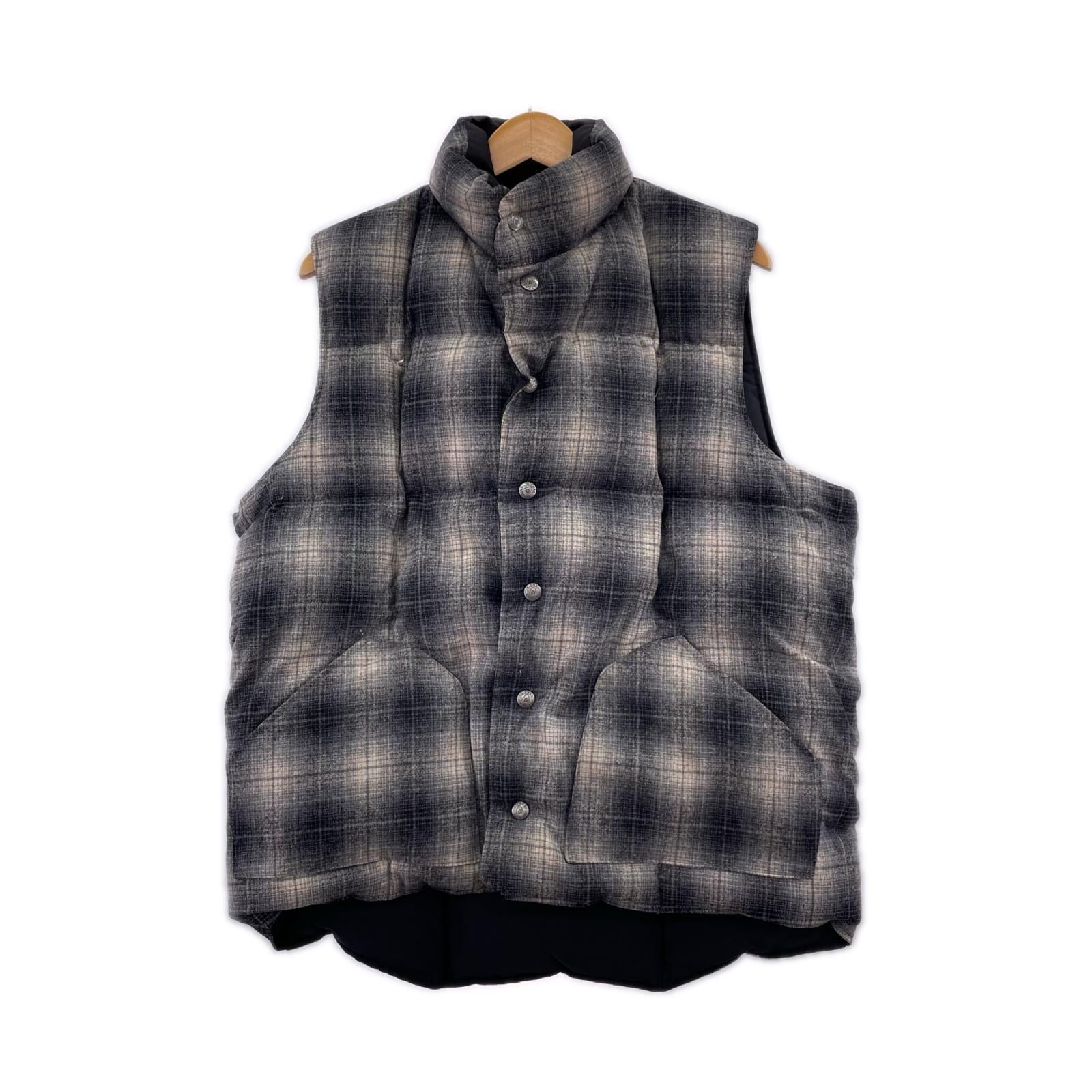 ダウンベスト SIERRA DESIGNS×pendleton×BEAMS ﾘﾊﾞｰｼﾌﾞﾙﾀﾞｳﾝﾍﾞｽﾄ