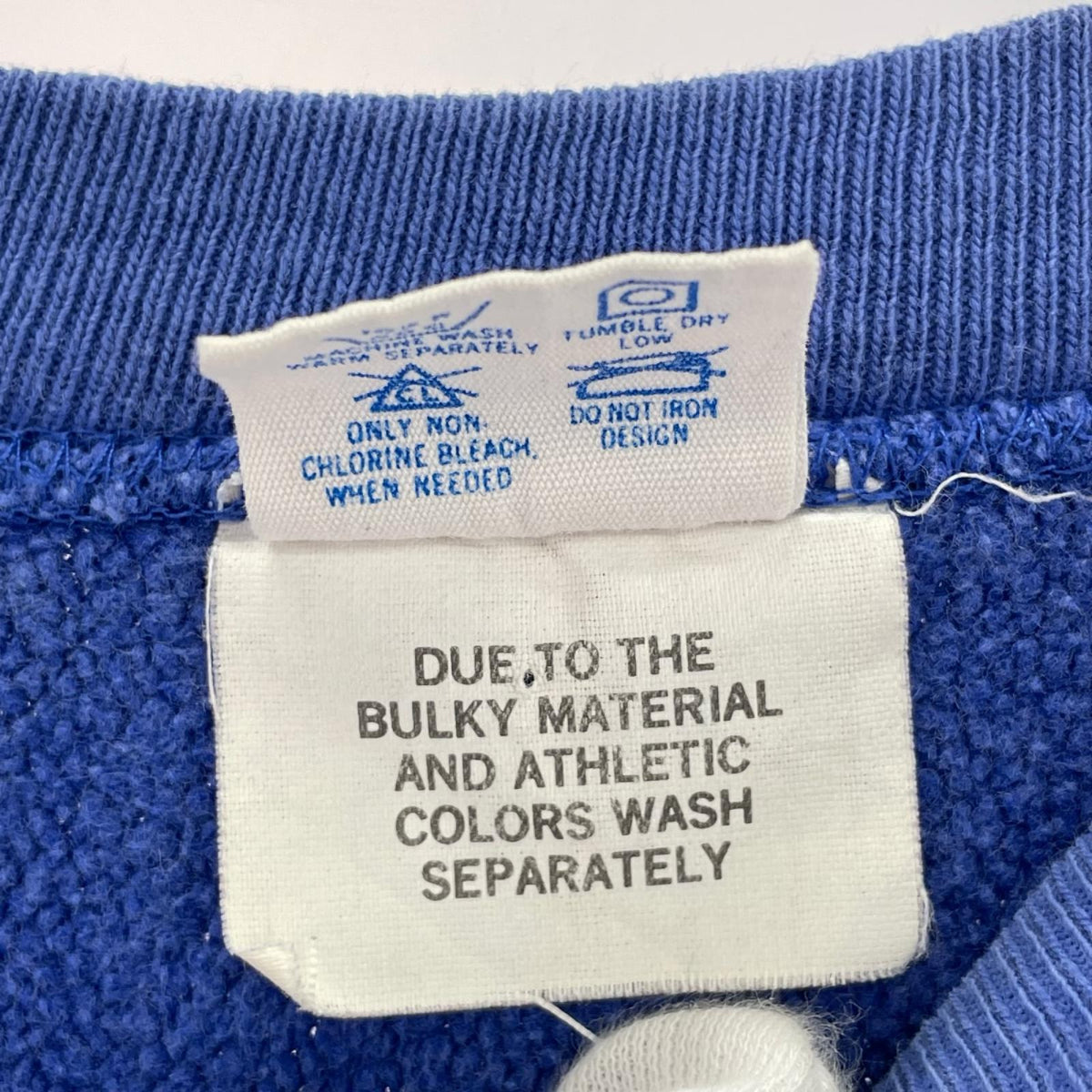 スウェット Champion 80s USA製 目あり ﾘﾊﾞｰｽｳｨｰﾌﾞｽｳｪｯﾄ 青 (XL) ブルー