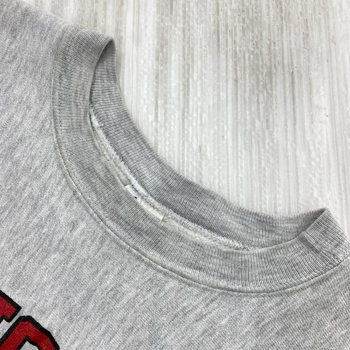 スウェット Champion 80s USA製 3段ｶﾚｯｼﾞ ﾘﾊﾞｰｽｳｨｰﾌﾞｽｳｪｯﾄ ｸﾞﾚｰ (L) L グレー