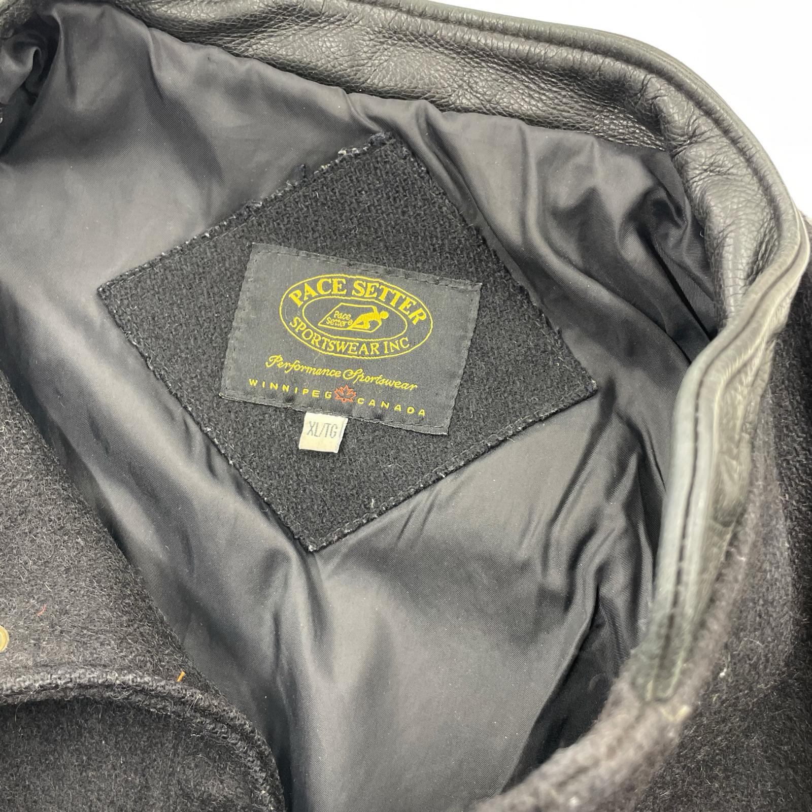 ジャケット PACE SETTER SPORTSWEAR スタジアムジャンパー（XL） ブラック