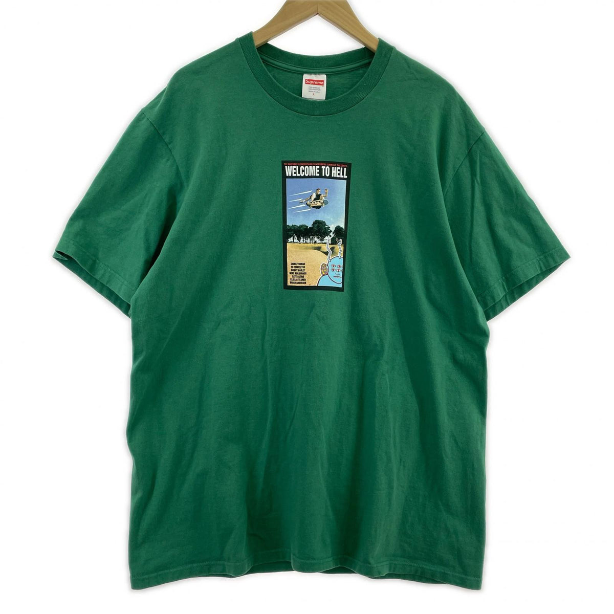 半袖Ｔシャツ WELCOME TO HELL S/S TEE GREEN L L グリーン