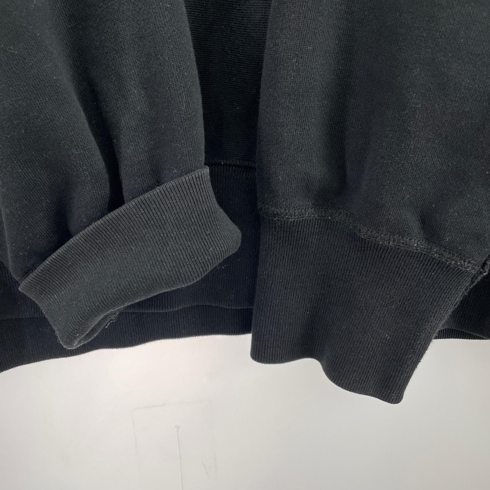 スウェット ロゴ　ブラック　XL ブラック