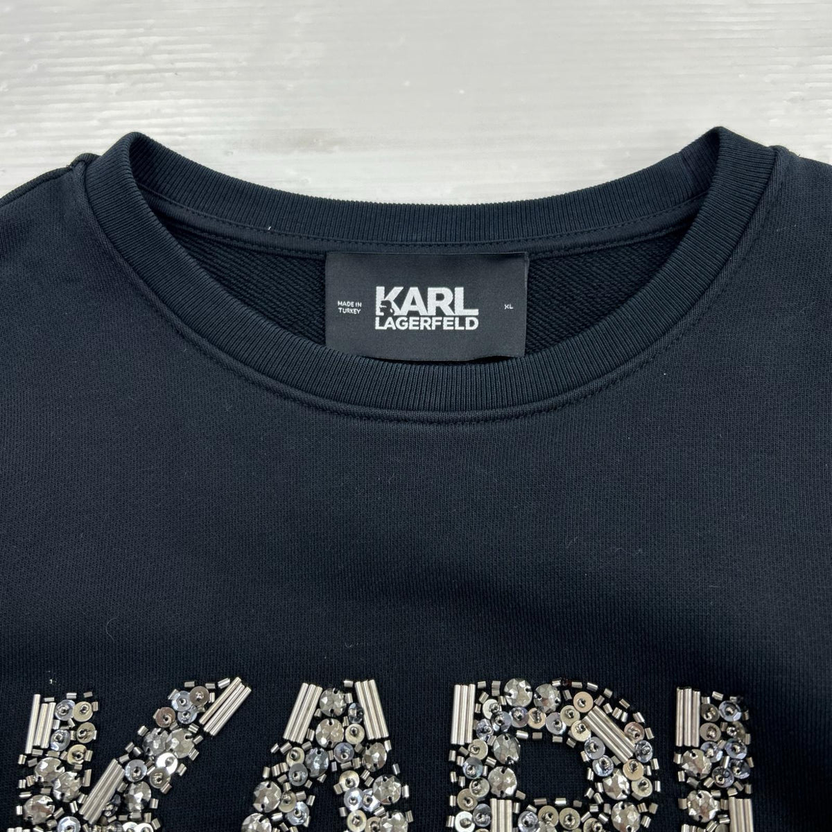 スウェット ﾛｺﾞ ｽｳｪｯﾄ 黒 XL ブラック