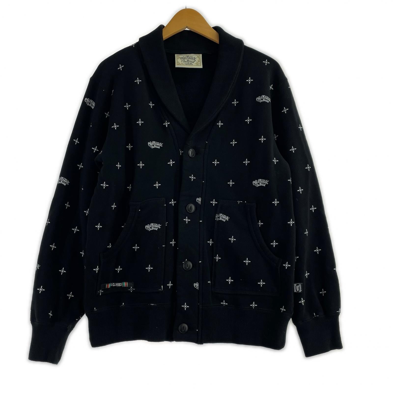 カーディガン OG CLASSIX ショールカラーカーディガン M ブラック