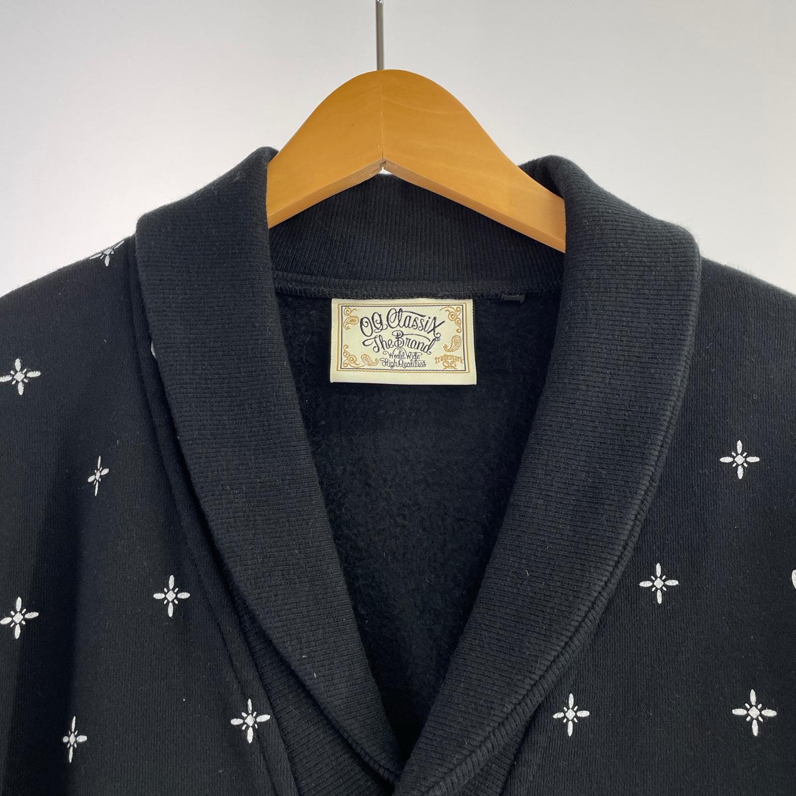 カーディガン OG CLASSIX ショールカラーカーディガン M ブラック