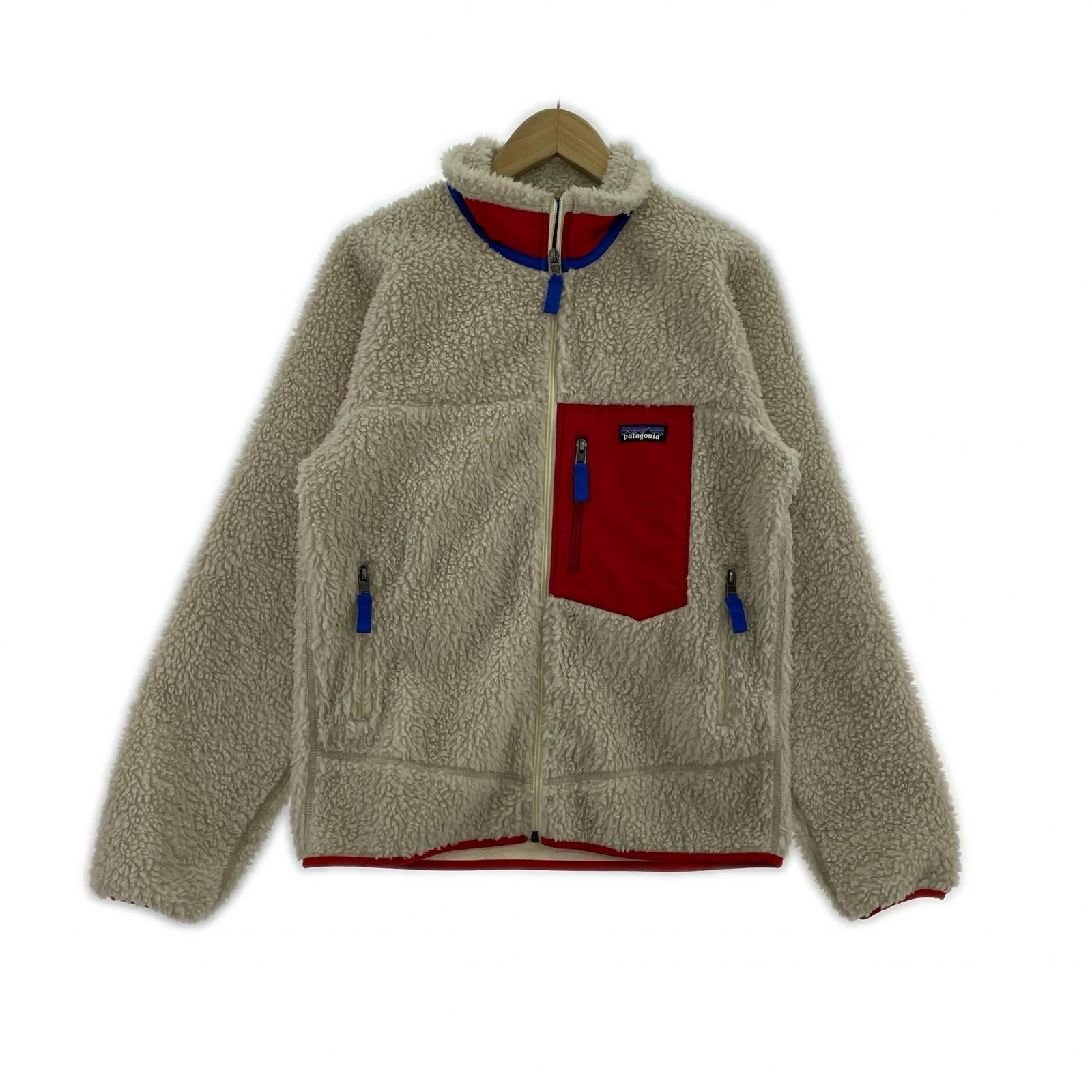 ジャケット patagonia レトロX 23056FA23 白×赤 (S) S