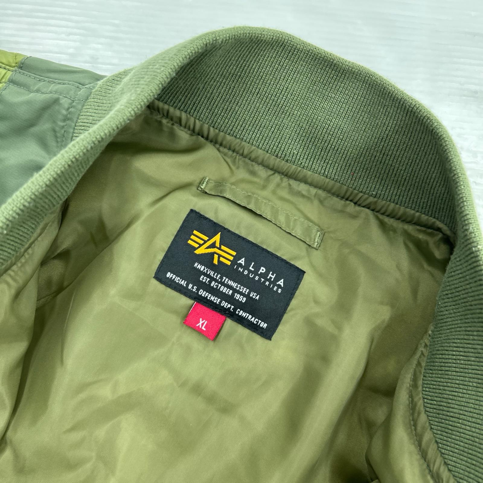 ジャケット キルトボンバージャケット カーキ (XL)