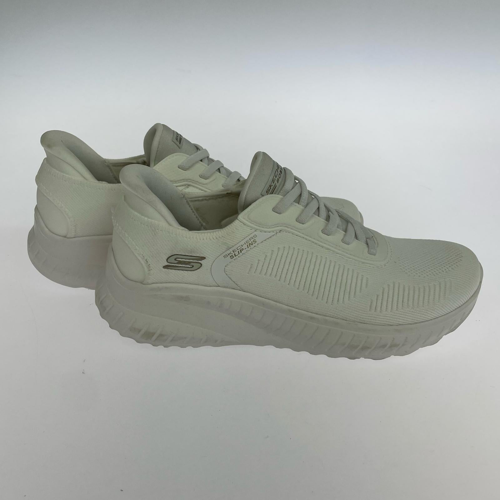 スニーカー (E)SKECHERS　SLIP-INS　白 25cm (US7 UK6 1/2 EU40) ホワイト