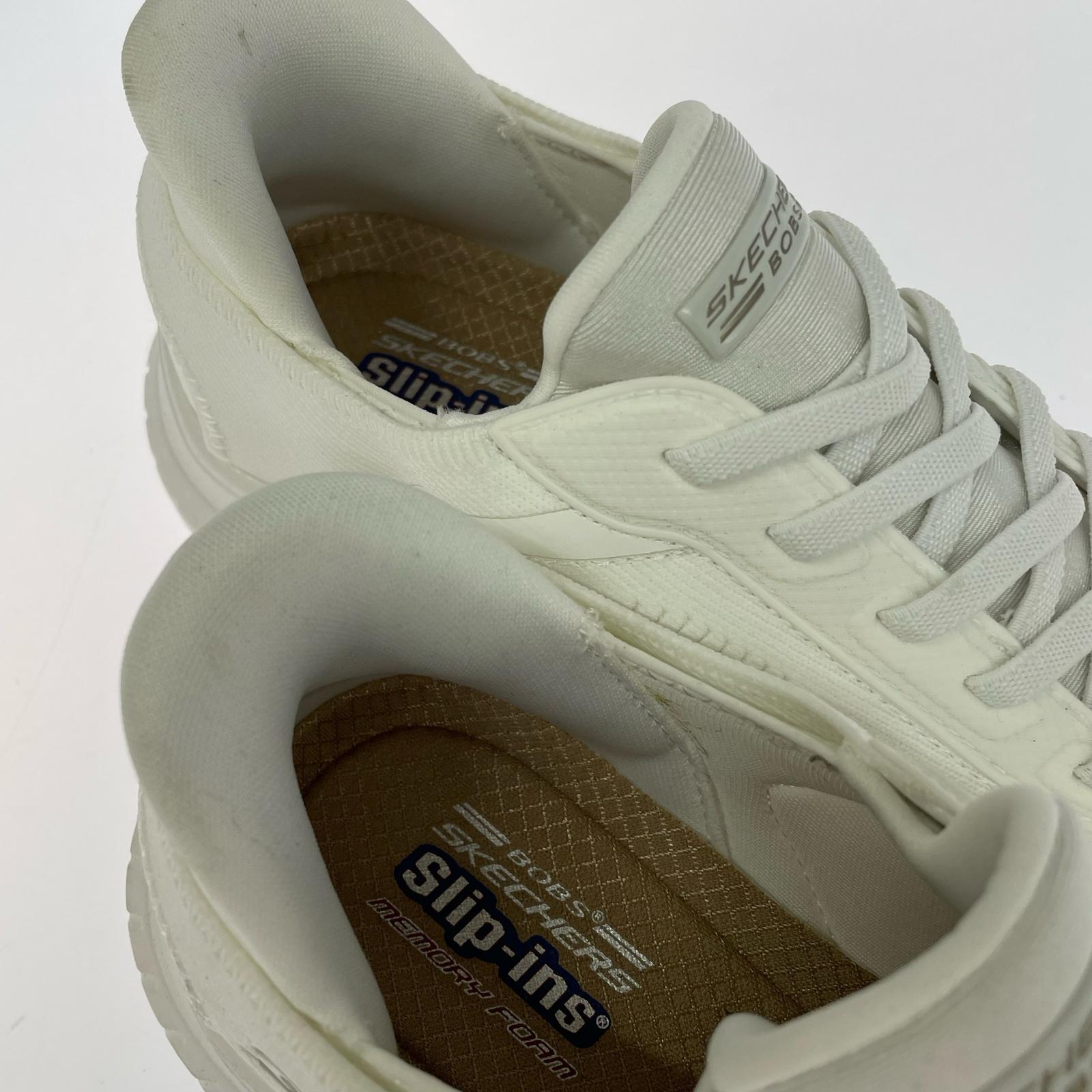スニーカー (E)SKECHERS　SLIP-INS　白 25cm (US7 UK6 1/2 EU40) ホワイト