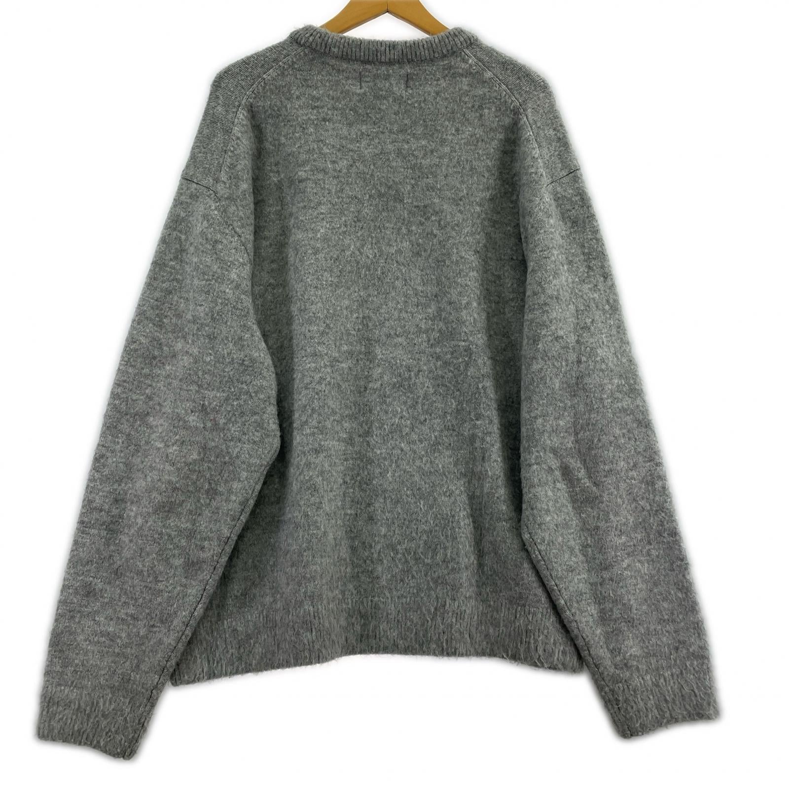 ニット Heart Logo Knit Sweater XL グレー