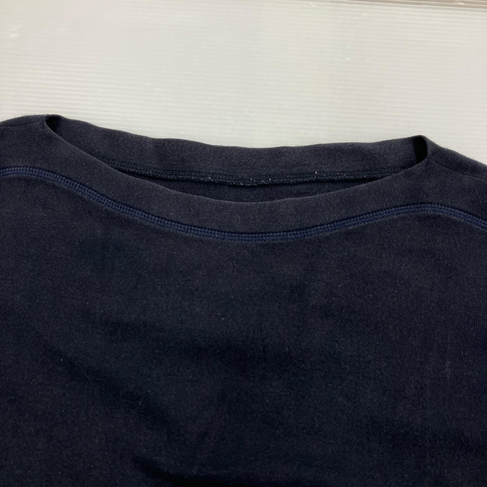 長袖Ｔシャツ (L) 紺 L ブラック