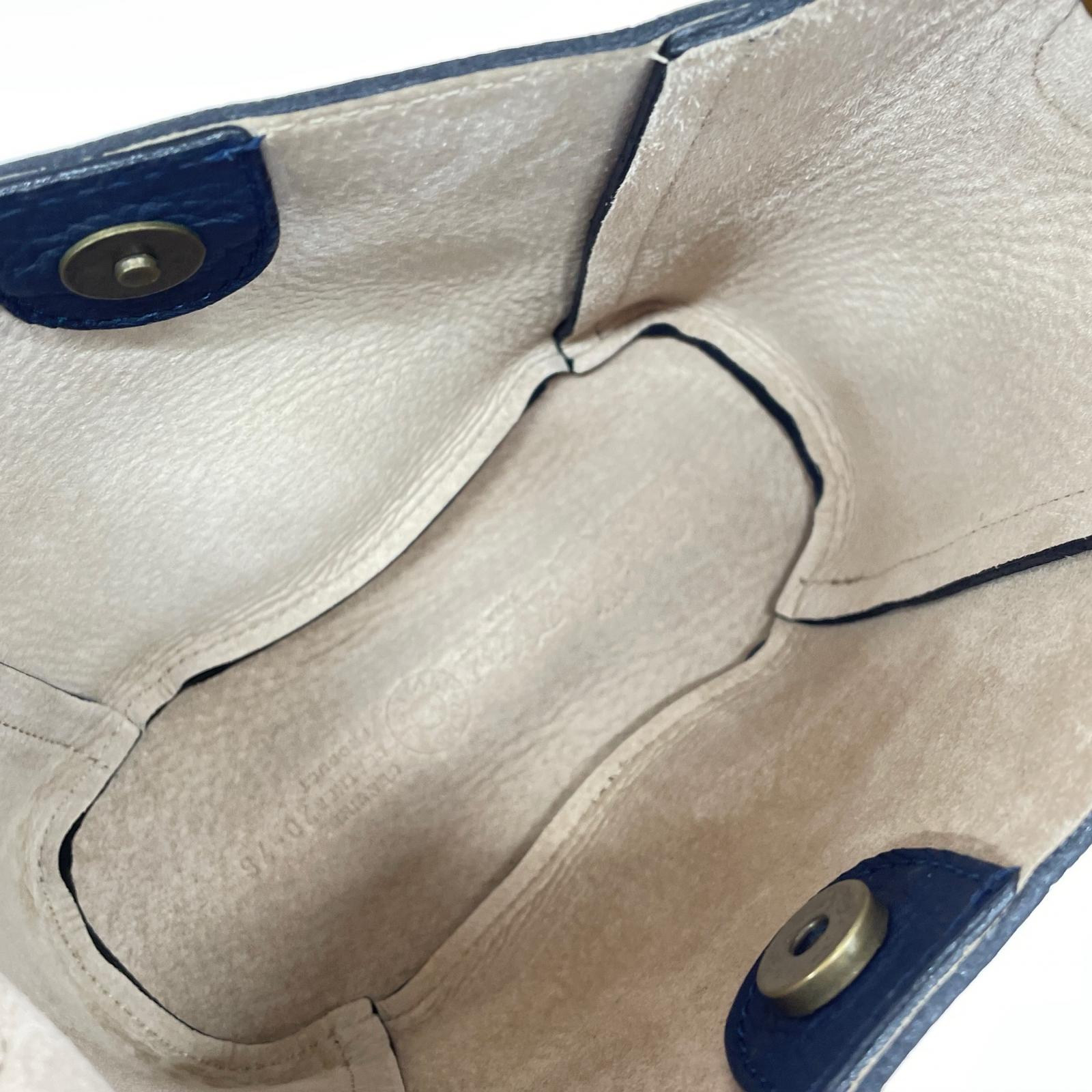 その他バッグ 3WAY Leather Hand Bag BLU ネイビー