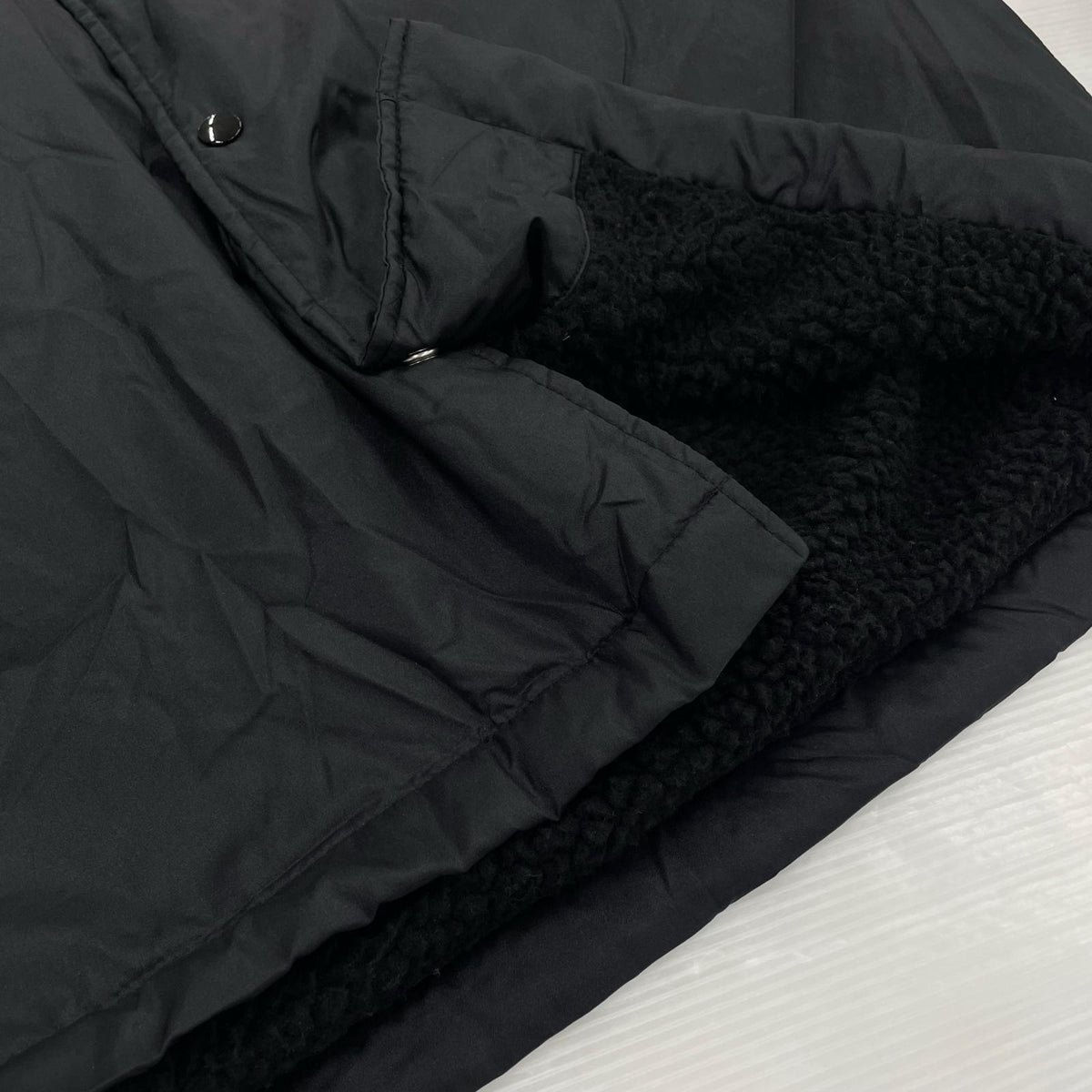 その他アウター CDG 18AW Boa OVER COAT S ブラック