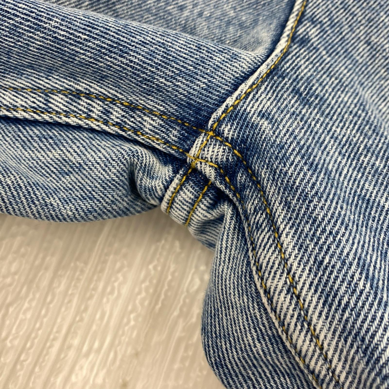 デニムパンツ DENIM JEANS WITH SLASH DETAILS 38 ブルー