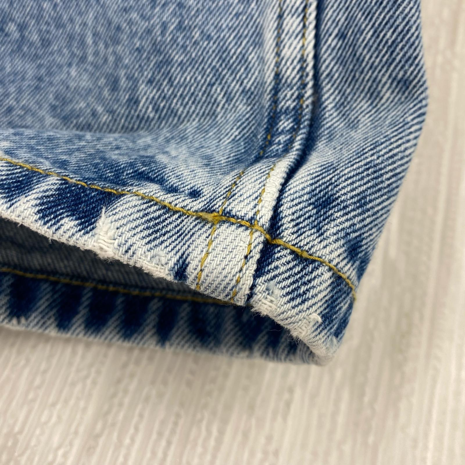 デニムパンツ DENIM JEANS WITH SLASH DETAILS 38 ブルー