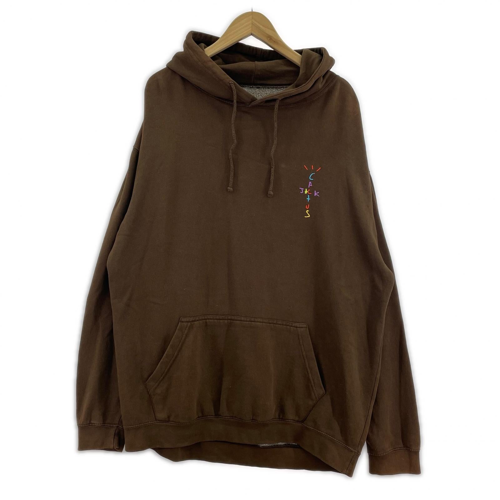 パーカー Cactus Jack ×マクドナルドパーカー 茶 (L) ブラウン