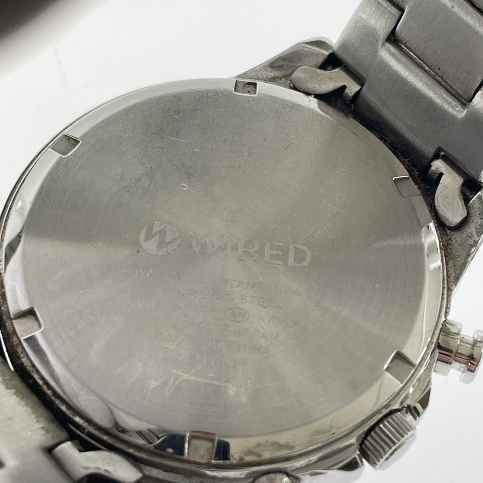 腕時計 chronograph シルバー