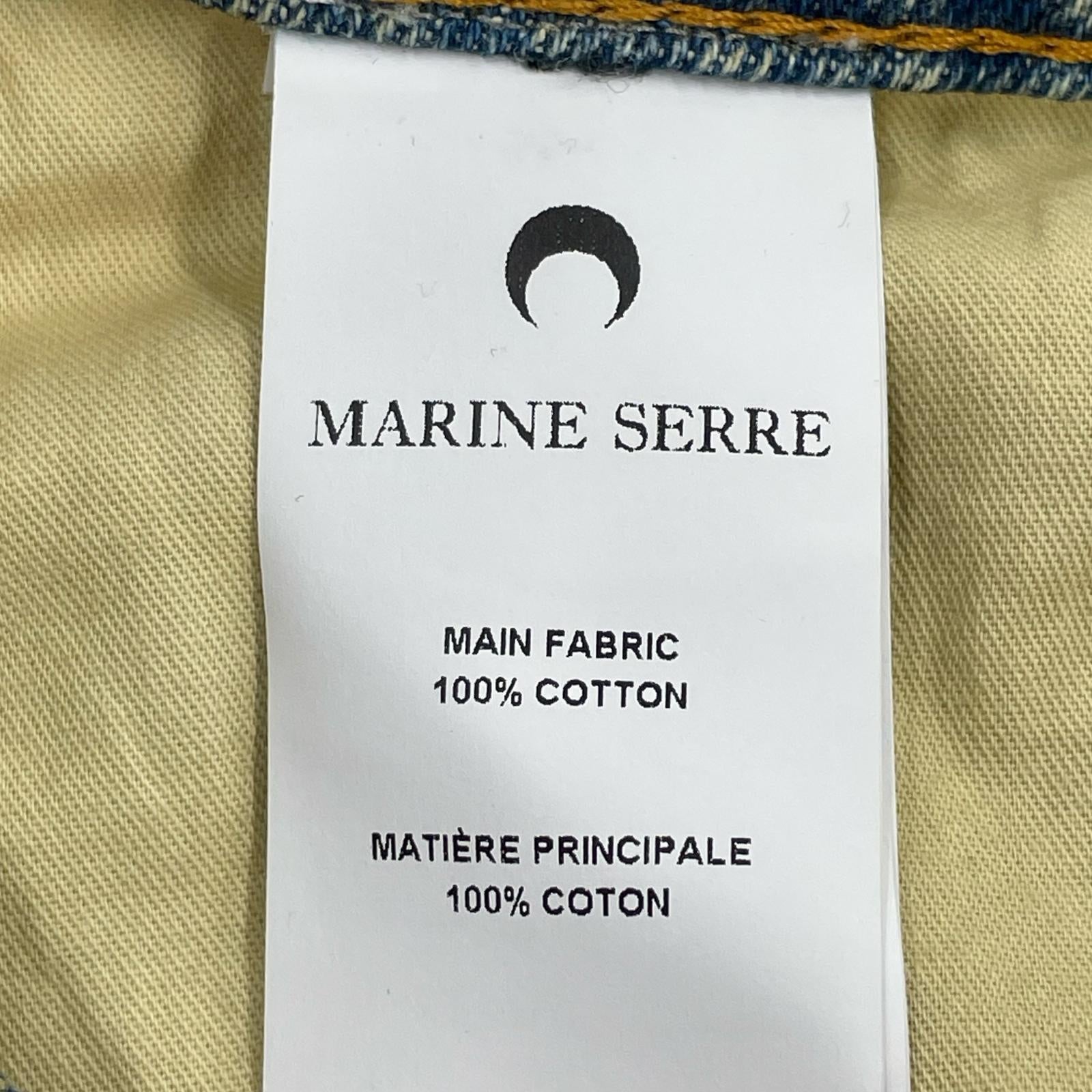 デニムパンツ MARINESERRE BAGGY DENIM PANTS