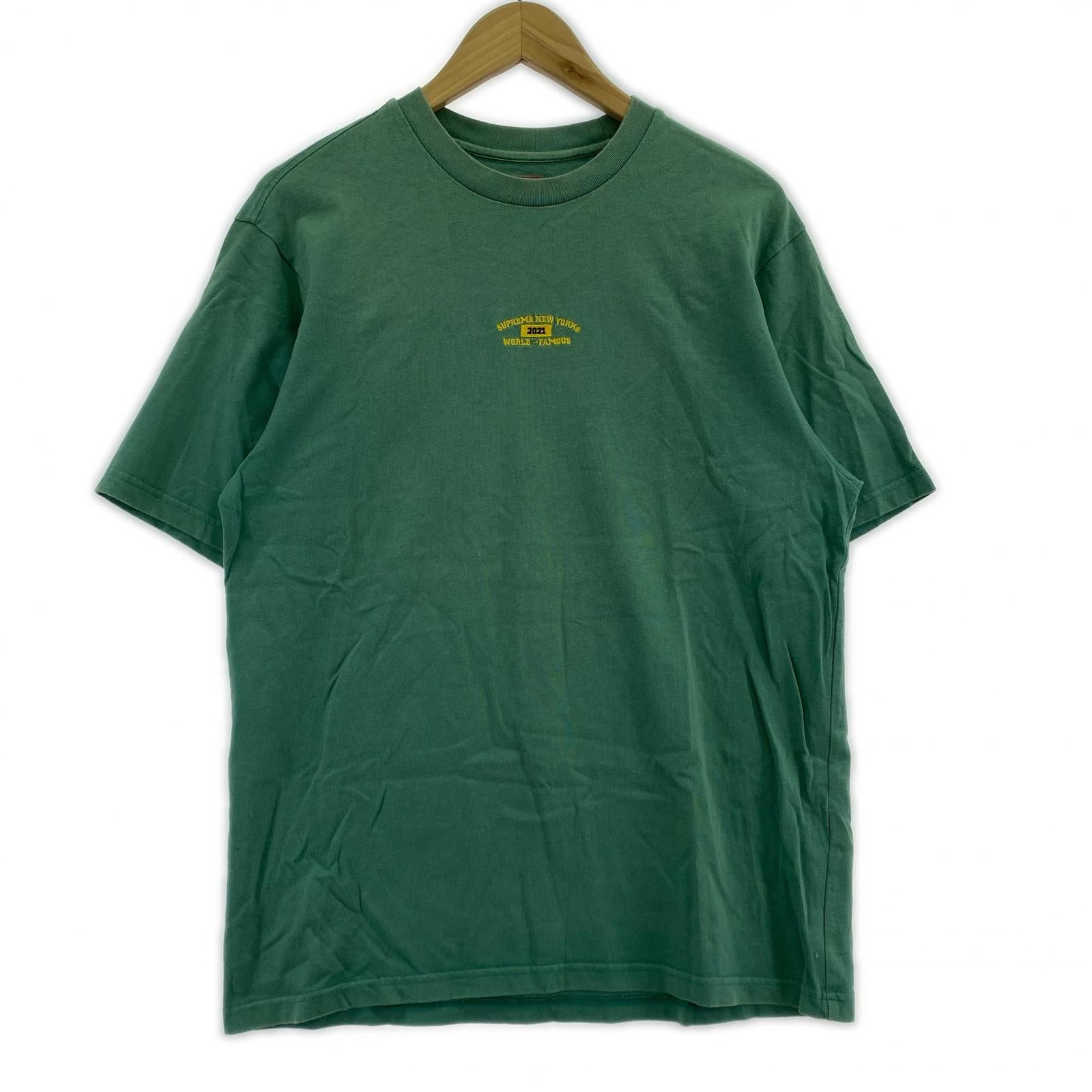 半袖Ｔシャツ 21ss/world famous/グリーン/S S