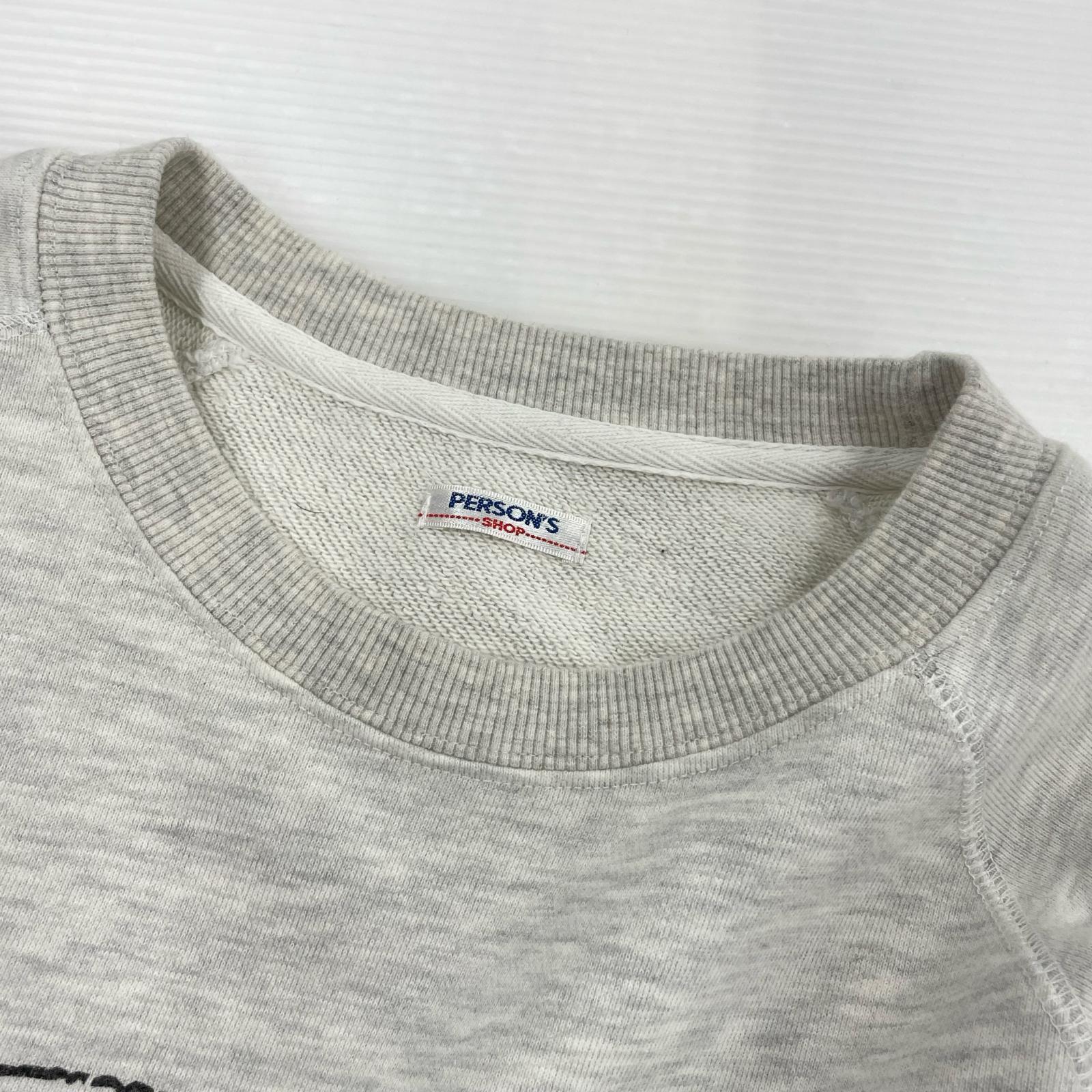 スウェット “P” Crewneck Sweat Shirt/L/グレー L グレー