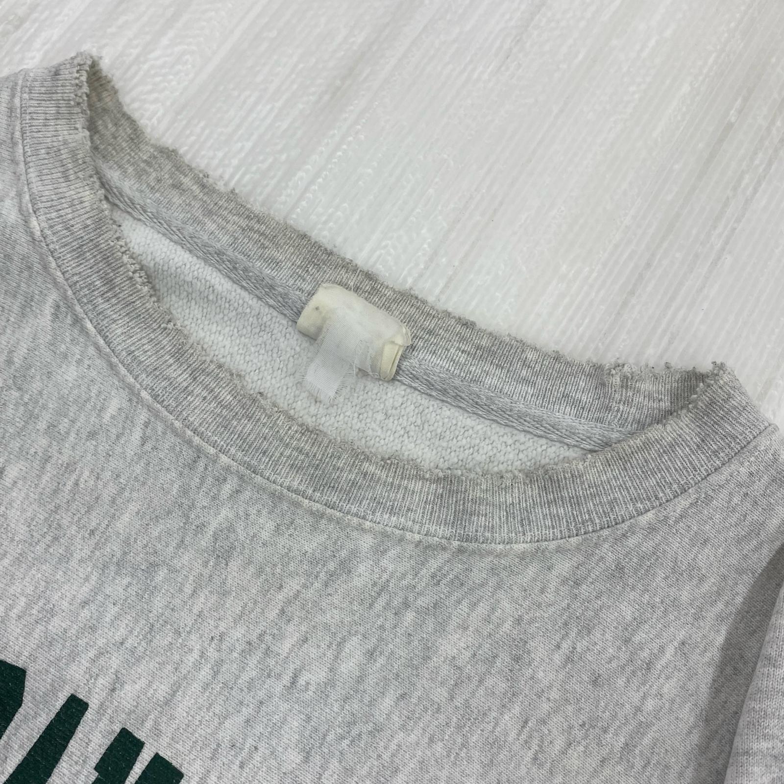 スウェット REVERSE WEAVE 単色タグ グレー (L) L グレー